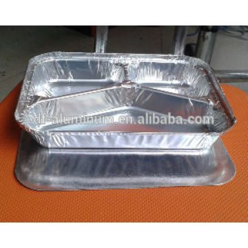 Aluminum foil food storage containers